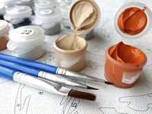 Load image into Gallery viewer, Forest in the Autumn Painting with DIY LANDSCAPE Kit