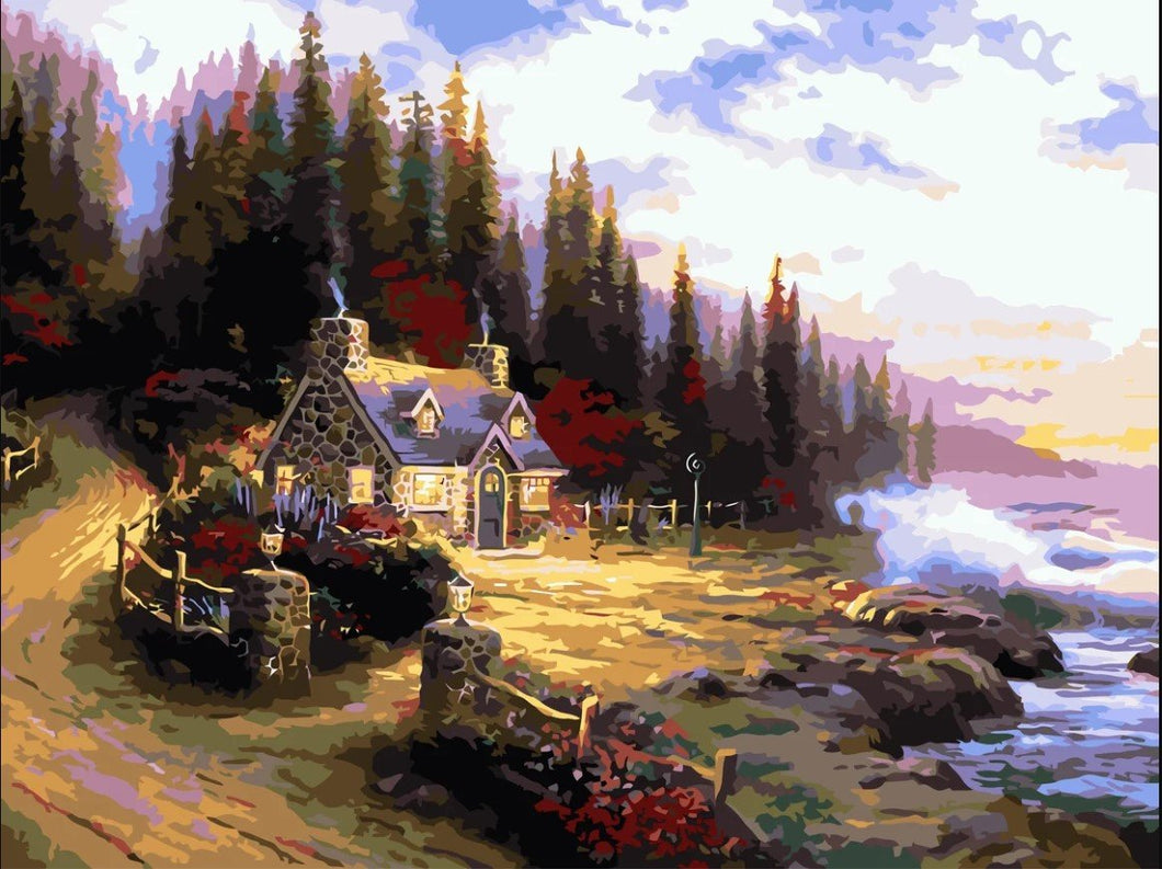 Countryside Landscape DIY Painting By Numbers Adults