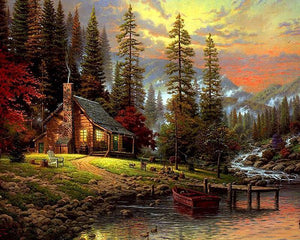 A House near River and Hills
