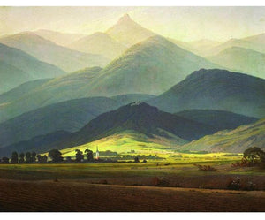 Mountain Meadows Landscape Painting
